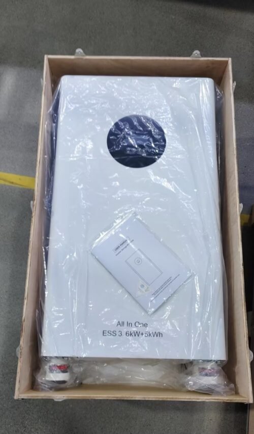 3.6kW 5kWh All-in-One Solar Energy Storage System (ESS) | 25.6V 200Ah LiFePO4 Battery with Built-in Hybrid Inverter & MPPT Controller